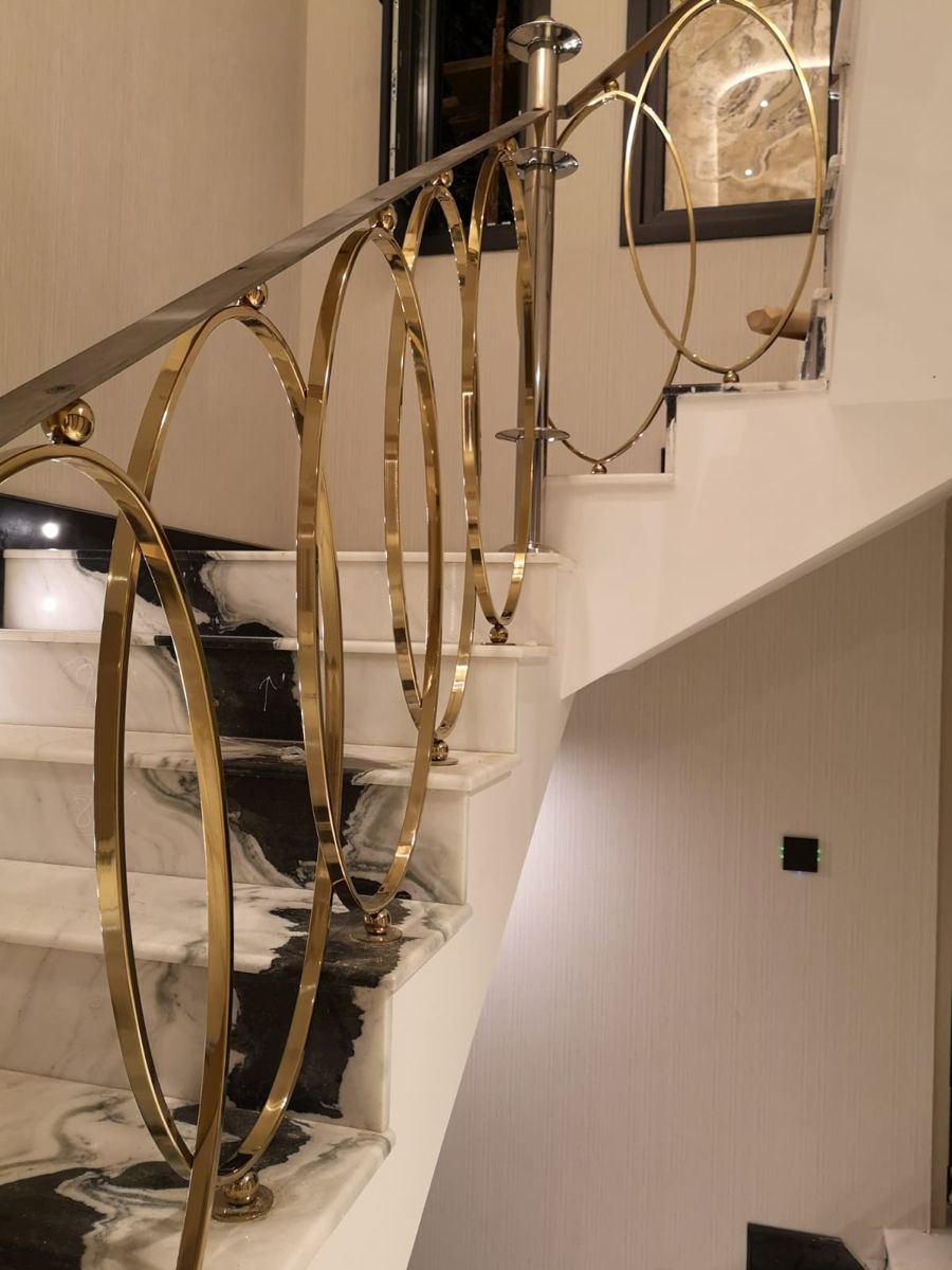 PVD Ring Design Railing